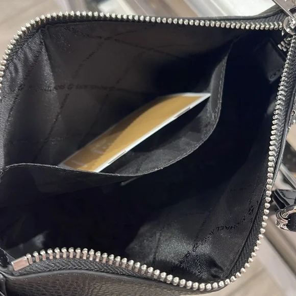 Michael Kors Jet Set Signature Logo Crossbody Bag with Case for Apple Airpods P